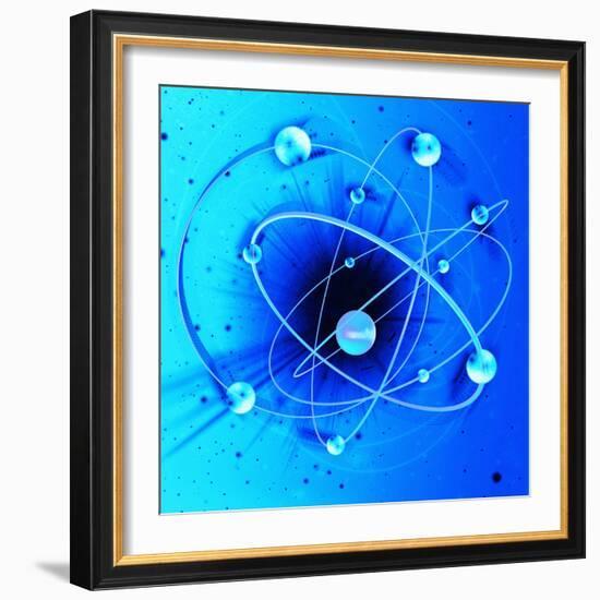 Atomic Structure-Mehau Kulyk-Framed Premium Photographic Print