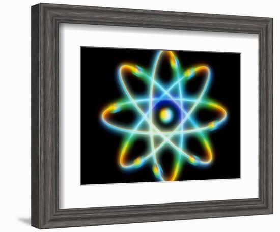 Atomic Structure-PASIEKA-Framed Premium Photographic Print