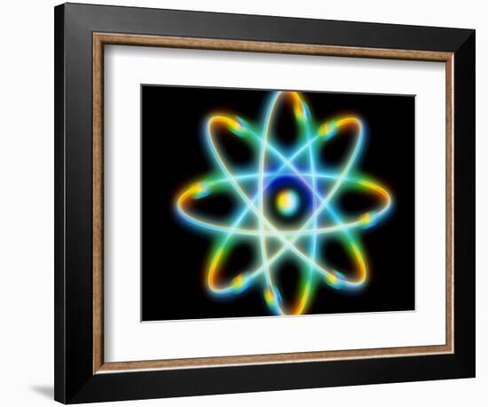 Atomic Structure-PASIEKA-Framed Premium Photographic Print