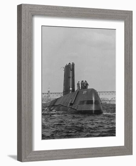Atomic Submarine "Nautilus"-null-Framed Photographic Print