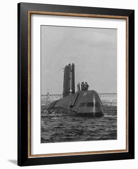 Atomic Submarine "Nautilus"-null-Framed Photographic Print