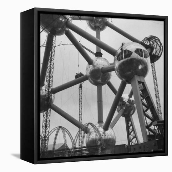 Atomium, Symbol of Brussels World's Fair-Michael Rougier-Framed Premier Image Canvas