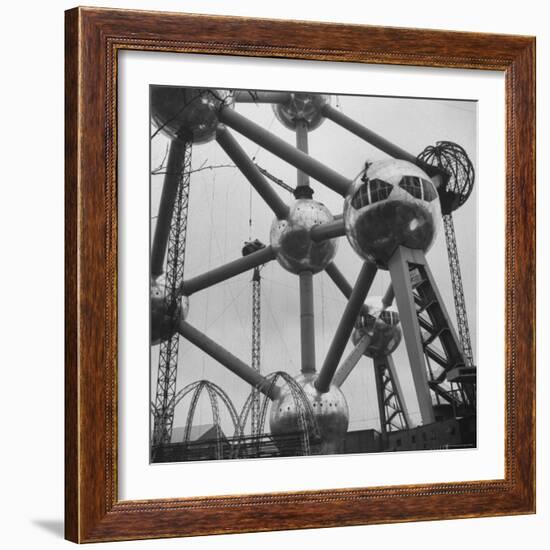 Atomium, Symbol of Brussels World's Fair-Michael Rougier-Framed Photographic Print