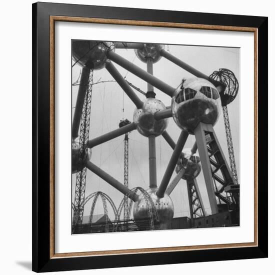 Atomium, Symbol of Brussels World's Fair-Michael Rougier-Framed Photographic Print