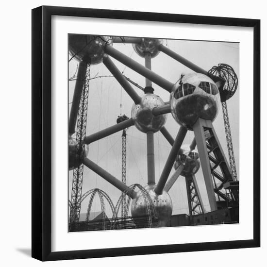 Atomium, Symbol of Brussels World's Fair-Michael Rougier-Framed Photographic Print