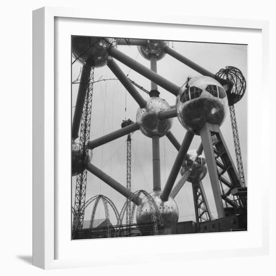 Atomium, Symbol of Brussels World's Fair-Michael Rougier-Framed Photographic Print