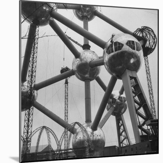 Atomium, Symbol of Brussels World's Fair-Michael Rougier-Mounted Photographic Print