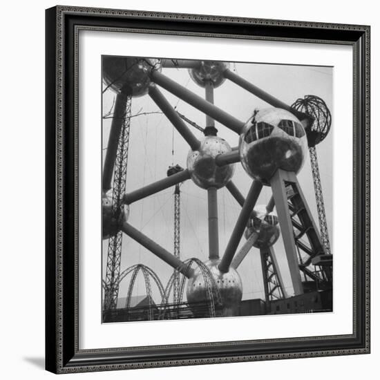 Atomium, Symbol of Brussels World's Fair-Michael Rougier-Framed Photographic Print