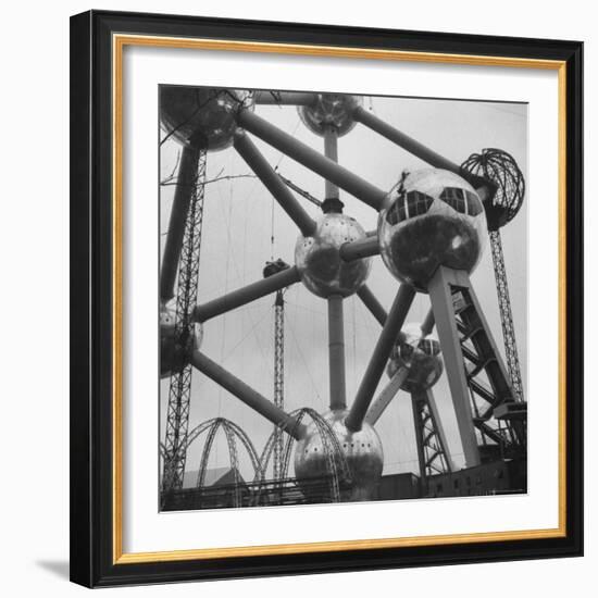 Atomium, Symbol of Brussels World's Fair-Michael Rougier-Framed Photographic Print