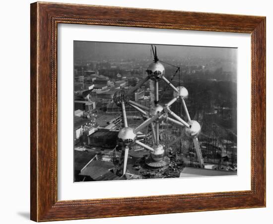 Atomium, Symbol of Brussels World's Fair-null-Framed Photographic Print