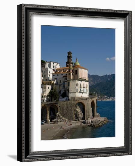 Atrani, Amalfi Coast, UNESCO World Heritage Site, Campania, Italy, Europe-Charles Bowman-Framed Photographic Print