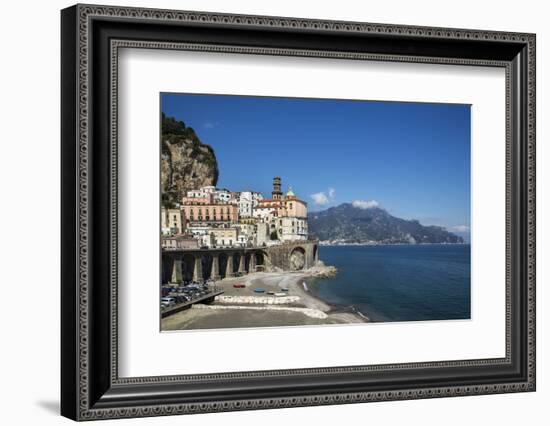 Atrani, Amalfi Peninsula, Amalfi Coast, UNESCO World Heritage Site, Campania-Angelo Cavalli-Framed Photographic Print