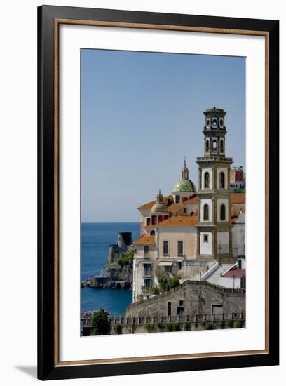 Atrani Church Tower Italy-Charles Bowman-Framed Photographic Print