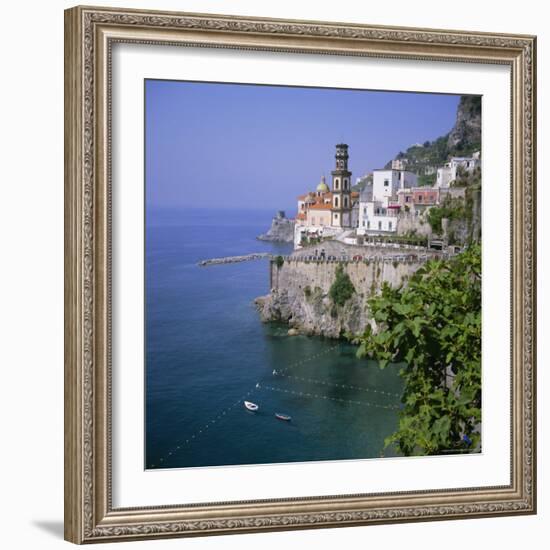 Atrani Near Amalfi, Costiera Amalfitana (Amalfi Coast), Unesco World Heritage Site, Campania, Italy-Roy Rainford-Framed Photographic Print