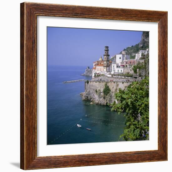 Atrani Near Amalfi, Costiera Amalfitana (Amalfi Coast), Unesco World Heritage Site, Campania, Italy-Roy Rainford-Framed Photographic Print