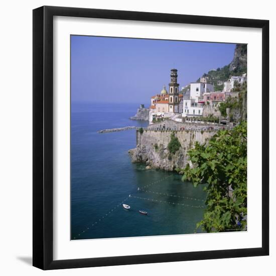 Atrani Near Amalfi, Costiera Amalfitana (Amalfi Coast), Unesco World Heritage Site, Campania, Italy-Roy Rainford-Framed Photographic Print