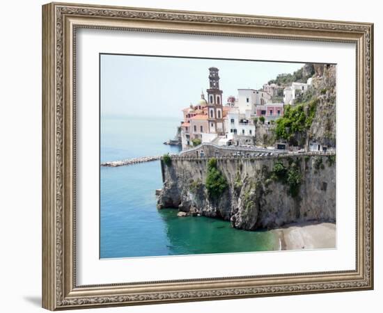 Atrani on the Amalfi Coast-Marilyn Dunlap-Framed Art Print