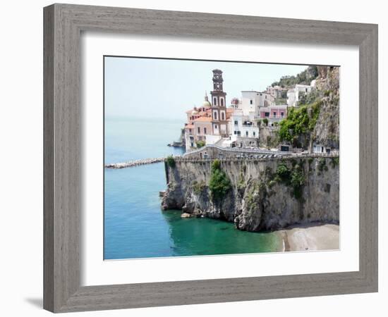 Atrani on the Amalfi Coast-Marilyn Dunlap-Framed Art Print