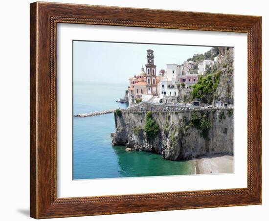 Atrani on the Amalfi Coast-Marilyn Dunlap-Framed Art Print