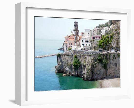 Atrani on the Amalfi Coast-Marilyn Dunlap-Framed Art Print