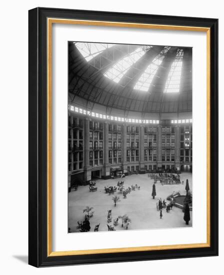 Atrium of New West Baden Springs Hotel, West Baden Springs, Indiana, C.1900-15-null-Framed Photographic Print