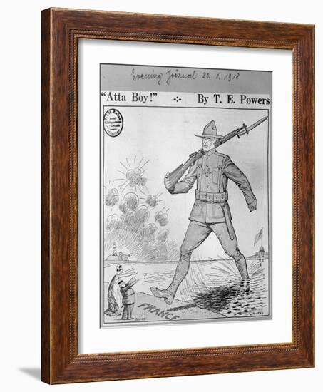 Atta Boy!-T.E. Powers-Framed Giclee Print