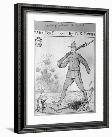 Atta Boy!-T.E. Powers-Framed Giclee Print