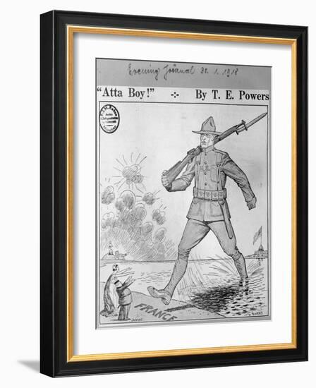 Atta Boy!-T.E. Powers-Framed Giclee Print