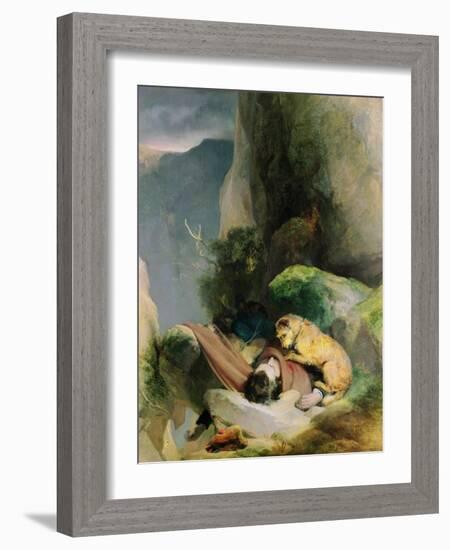 Attachment, 1829-Edwin Henry Landseer-Framed Giclee Print