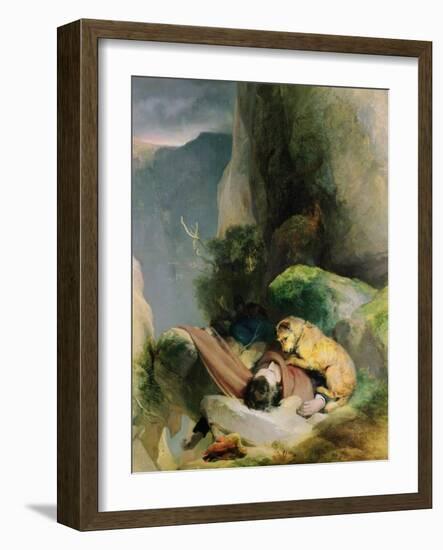 Attachment, 1829-Edwin Henry Landseer-Framed Giclee Print