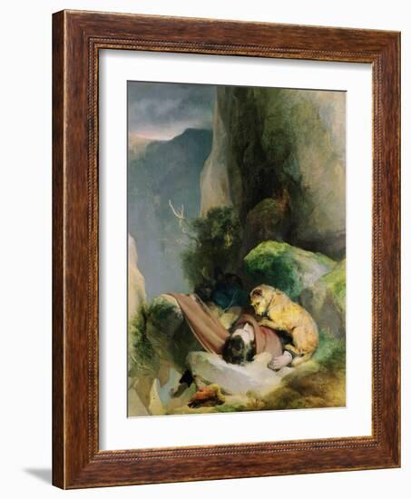 Attachment, 1829-Edwin Henry Landseer-Framed Giclee Print