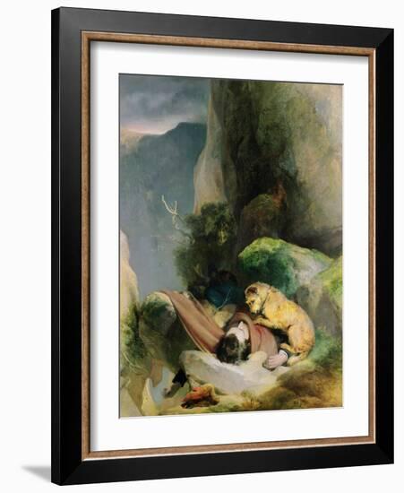 Attachment, 1829-Edwin Henry Landseer-Framed Giclee Print