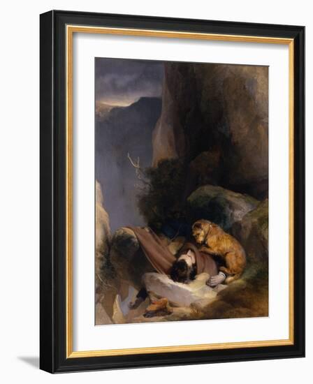 Attachment, 1829-Edwin Landseer-Framed Premium Giclee Print