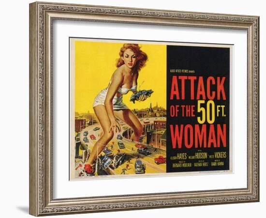 Attack of the 50 Foot Woman, 1958-null-Framed Art Print