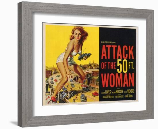 Attack of the 50 Foot Woman, 1958--Framed Art Print