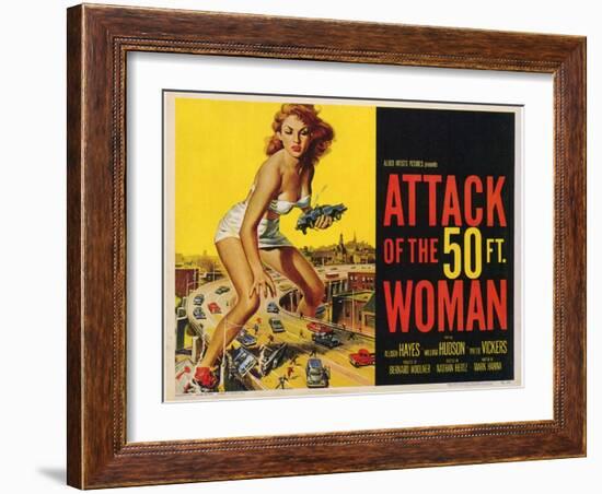 Attack of the 50 Foot Woman, 1958-null-Framed Art Print