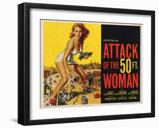 Attack of the 50 Foot Woman, 1958-null-Framed Art Print