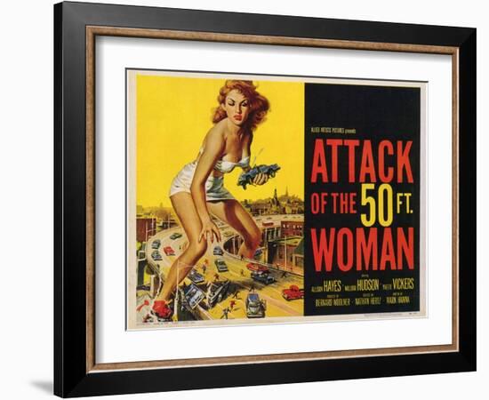 Attack of the 50 Foot Woman, 1958-null-Framed Art Print