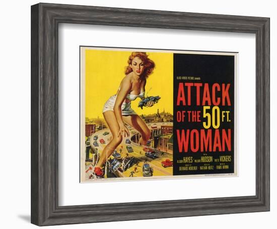 Attack of the 50 Foot Woman, 1958--Framed Art Print