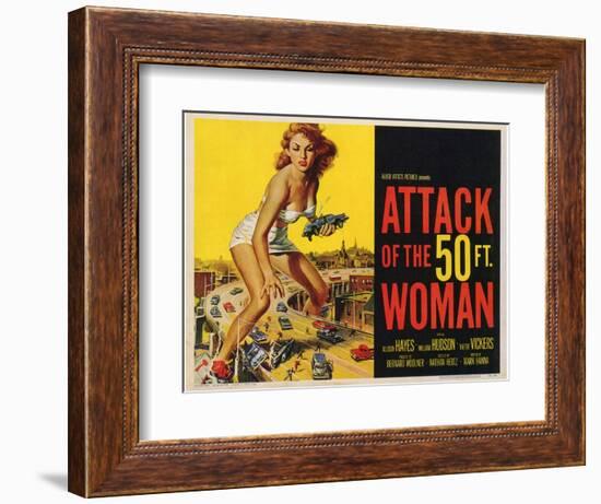 Attack of the 50 Foot Woman, 1958-null-Framed Art Print