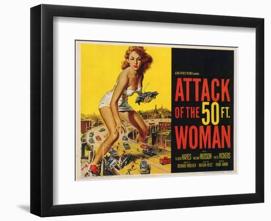 Attack of the 50 Foot Woman, 1958-null-Framed Art Print