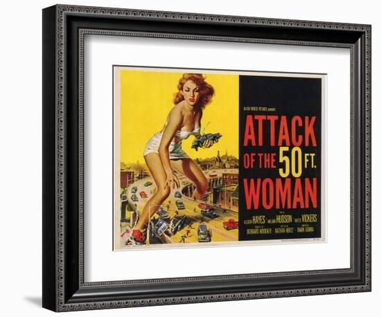 Attack of the 50 Foot Woman, 1958-null-Framed Premium Giclee Print