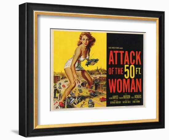 Attack of the 50 Foot Woman, 1958-null-Framed Premium Giclee Print
