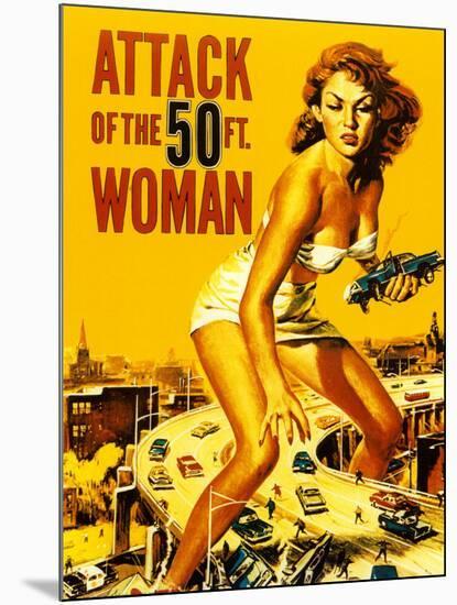 Attack of the 50 Foot Woman-null-Mounted Print