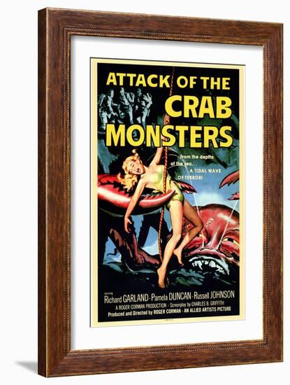 Attack of the Crab Monsters, 1957-null-Framed Art Print