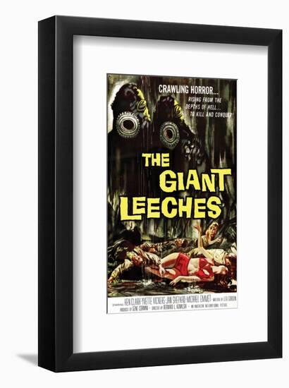 Attack Of The Giant Leeches - 1959 II-null-Framed Giclee Print