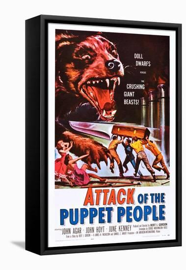 Attack of the Puppet People-null-Framed Stretched Canvas