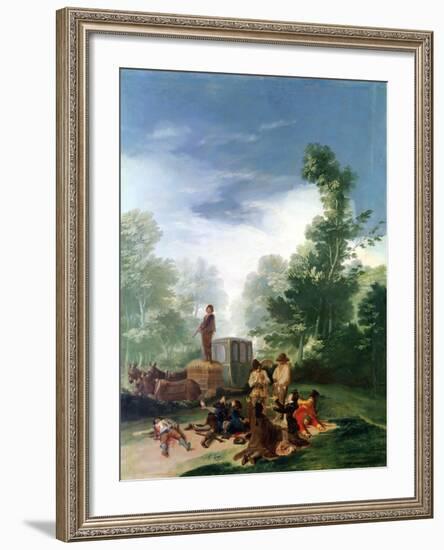 Attack on a Coach, 1787-Francisco de Goya-Framed Giclee Print