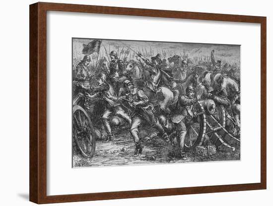 'Attack on Leith', c1560, (c1880)-Unknown-Framed Giclee Print