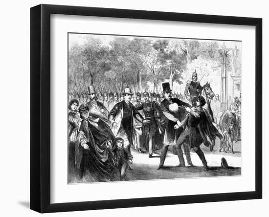 Attack on Otto Von Bismarck-null-Framed Art Print